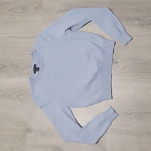 Blue crop sweater